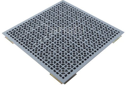 Aluminium perforated access floor